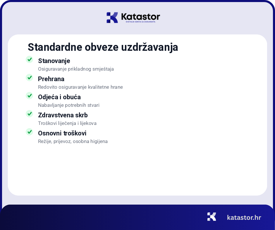dozivotno uzdrzavanje zastita davatelja