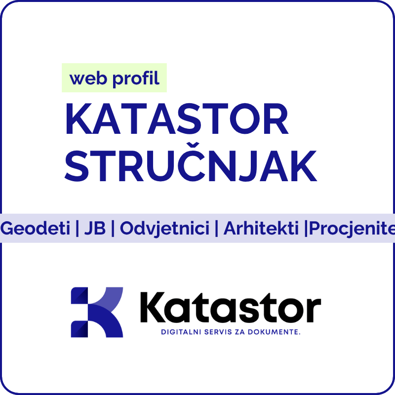 Katastor stručnjak - web profil Katastor strucnjak web profil