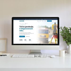 Profesionalna web stranica za geodetski ured