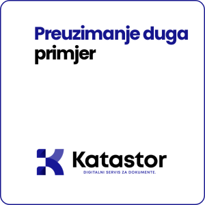Promjene na strani duznika primjer Word predlozak