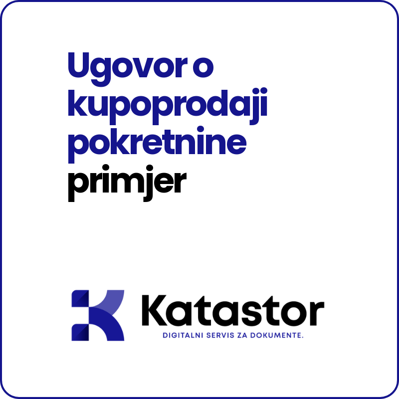 Ugovor-o-kupoprodaji-pokretnine primjer Ugovor o kupoprodaji pokretnine primjer Word predlozak